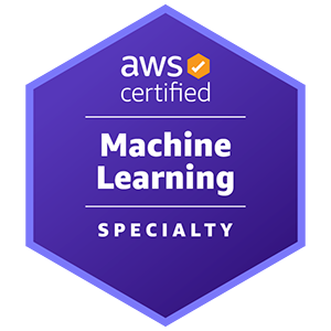 AWS MLS-C01 Machine Learning Specialty